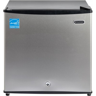 Freezer 1.1 Cu Ft Lock, Mini Freezer, Stainless CUF-112SS