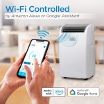Smart Portable Air Conditioner, 14,000 BTU, BPACT14WT, White