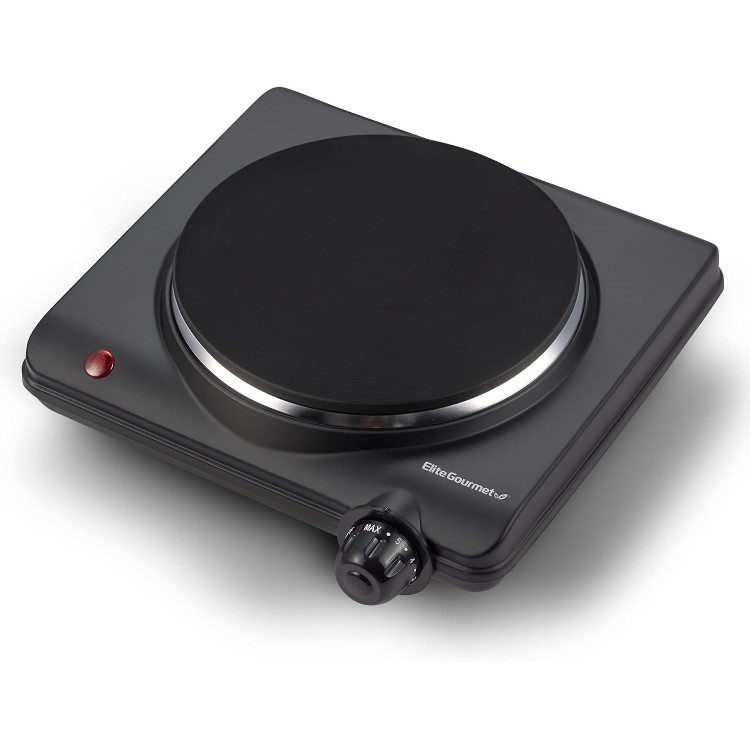 Electric Burner, 1000W Cast Iron Hot Plate, 7 Heat Settings Electric Burner, 1000W Cast Iron Hot Plate, 7 Heat Settings