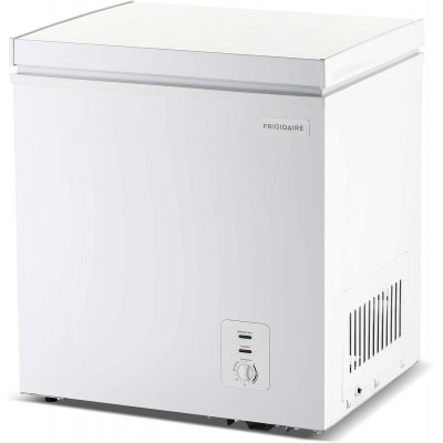Chest Deep Freezer, 2.0 Cu. Ft. Capacity, Adjustable Thermostat-Removable Vinyl Coated Wire Basket-Easy Defrost Drain- Garage Ready- Pearl White