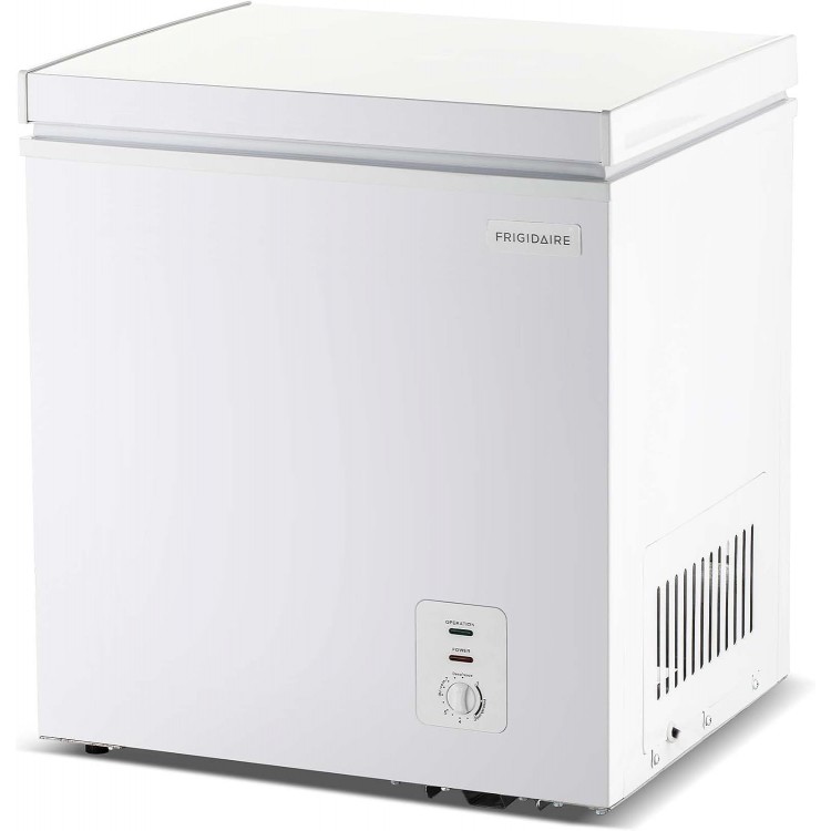 Chest Deep Freezer, 2.0 Cu. Ft. Capacity, Adjustable Thermostat-Removable Vinyl Coated Wire Basket-Easy Defrost Drain- Garage Ready- Pearl White Chest Deep Freezer, 2.0 Cu. Ft. Capacity, Adjustable Thermostat-Removable Vinyl Coated Wire Basket-Easy Defrost Drain- Garage Ready- Pearl White